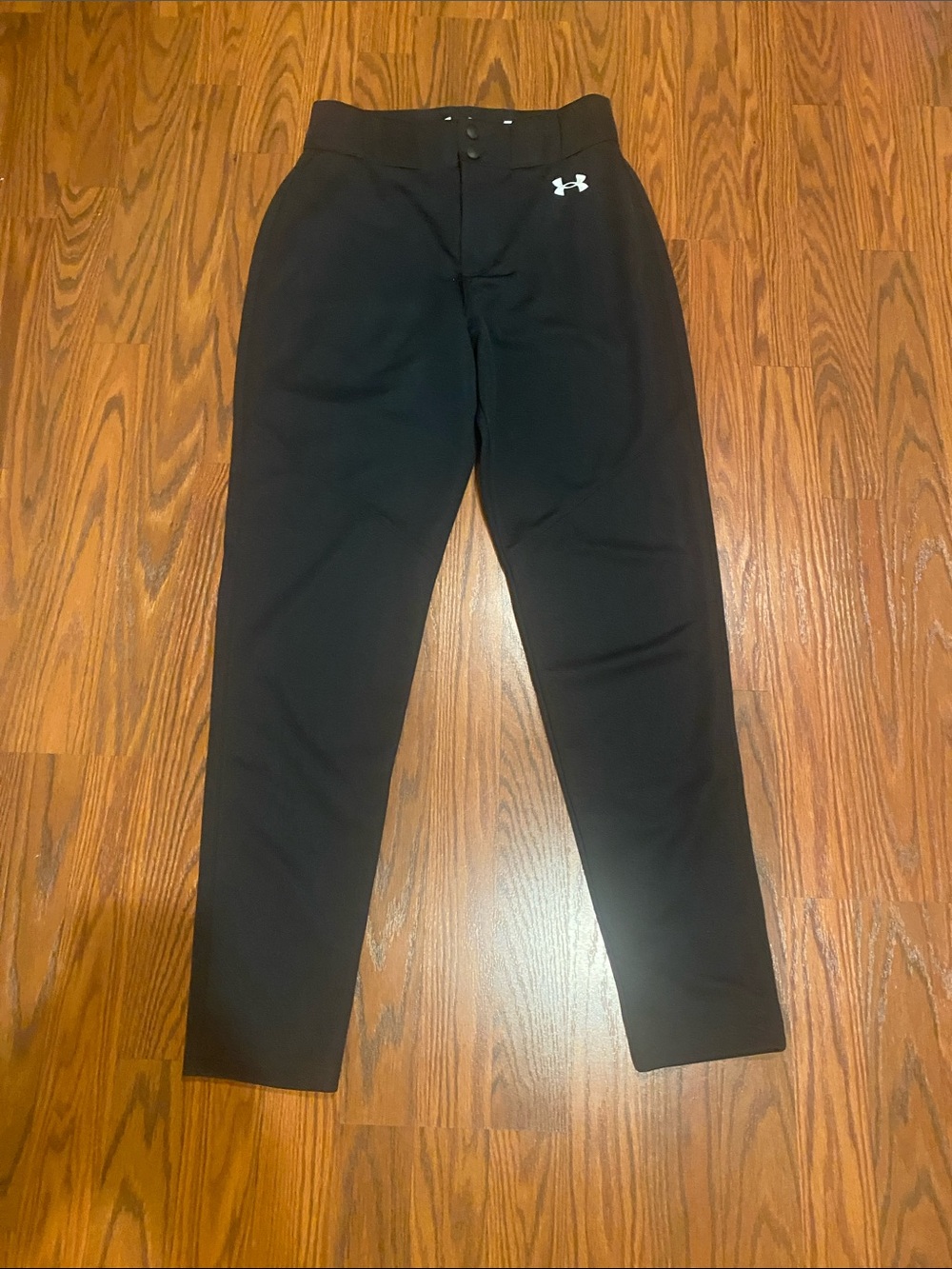 Under Armour Black baseball Pants with White Logo